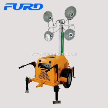 Industrial Emergency Trailer Mobile Light Tower For Outdoor